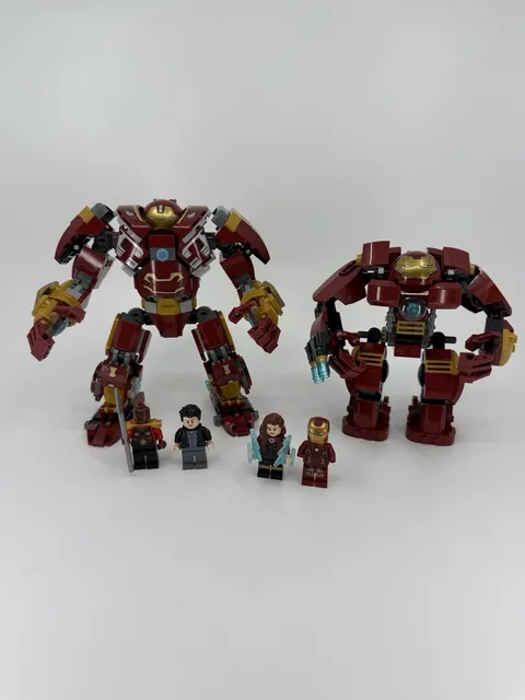 LEGO MARVEL HulkBuster Lot 76031 and 76247 Mini figures Incomplete Sets