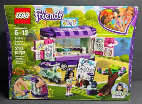 NEW SEALED 2018 LEGO Friends #41332 Emma's Art Stand 210pcs