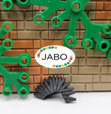 (S12/9/14) LEGO 93563 Minifigure Hair Mohawk Black