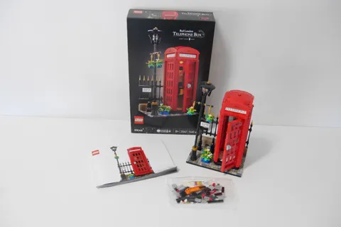 LEGO ® Ideas Set 21347 Red London Telephone Box Original Packaging