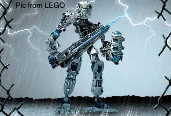 LEGO Bionicle Toa Inika 8732 Toa Matoro Set & Canister Instructions Complete