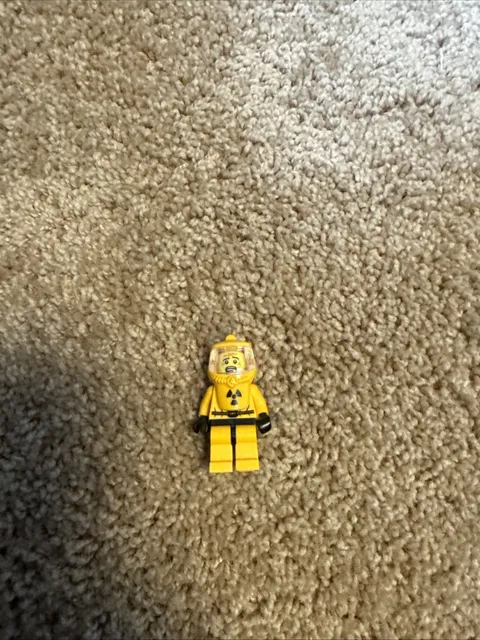 Lego Hazmat Danger Radiation Minifigure As Is Mini Figure Biohazard Missing Gun