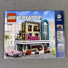 LEGO INSTRUCTIONS ONLYCreator Expert DOWNTOWN DINER 10260 Manual No Parts