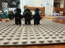 Lego Star Wars Tie Fighter Pilot Lot of 3 Minifigures Black Tie Solo