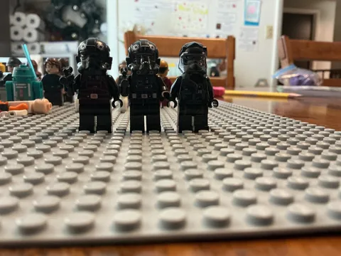 Lego Star Wars Tie Fighter Pilot Lot of 3 Minifigures Black Tie Solo
