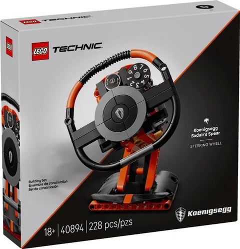 LEGO Technic 40894 Koenigsegg Steering Wheel New Sealed In Hand