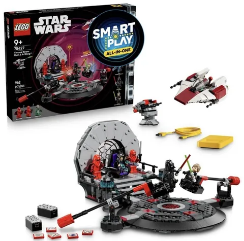 Lego Star Wars Throne Room Duel & A-Wing 75427 Smart Play Brand New Sealed