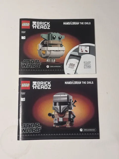 LEGO Star Wars BrickHeadz 75317 -The Mandalorian & the Child -NEW Sealed