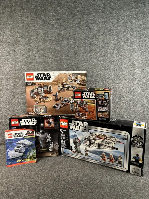 LEGO Star Wars 5 Set Bundle Sealed 75077 75259 75299 75378 Yoda Jedi Lot