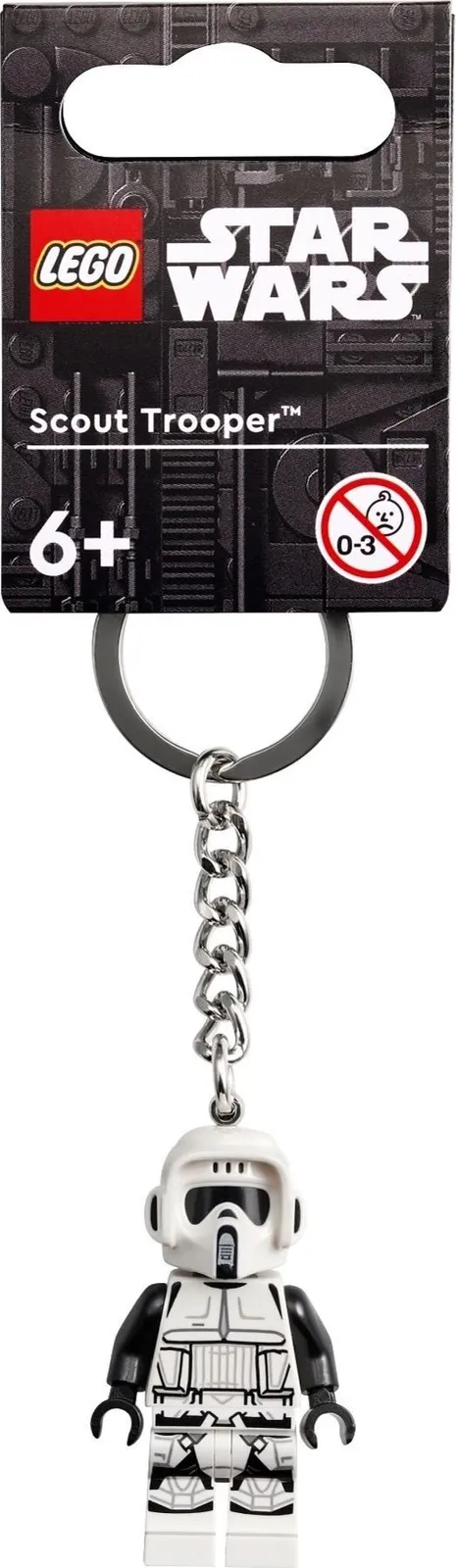 LEGO Star Wars Scout Trooper Minifigure Keyring 854246