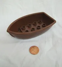 LEGO DUPLO BROWN BOAT CANOE DINGY from Jake & The Neverland Pirates Set