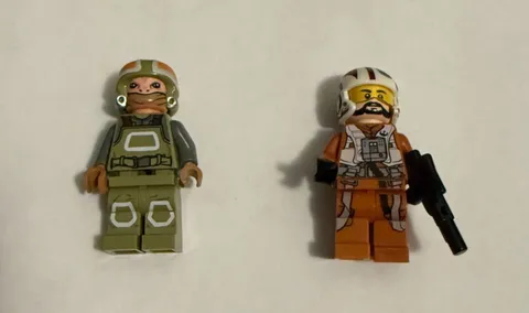 lot/2 Lego Star Wars Resistance Pilot X-Wing Minifig & SW0660 Goss for (75102 )