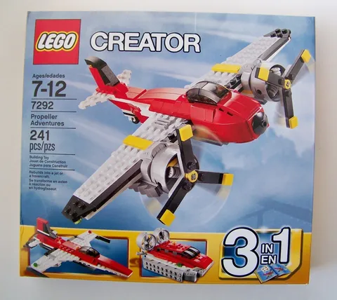 Lego  Creator Propeller Adventures NEW plane 3 in 1 retired 7292