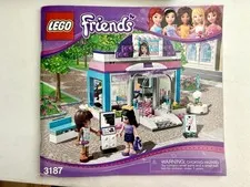 Lego 3187 Friends Butterfly Beauty Shop Instruction Manual Only No Bricks
