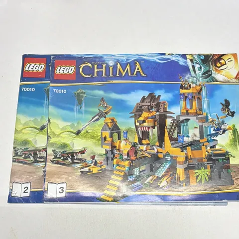 LEGO Legends of Chima 70010 Illustrated Instruction Manual Booklets Books 2 & 3