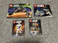 Lego Star Wars Instruction Manuals 75114, 75115, 75018, 75150