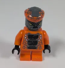 LEGO Snike Samurai Ninjago Minifigure w/ Hood Helmet & Printed Torso and Legs