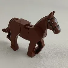 Lego Juniors Brown Horse Minifigure Brick Pony Farm Animal 10674 Equestrian Toy