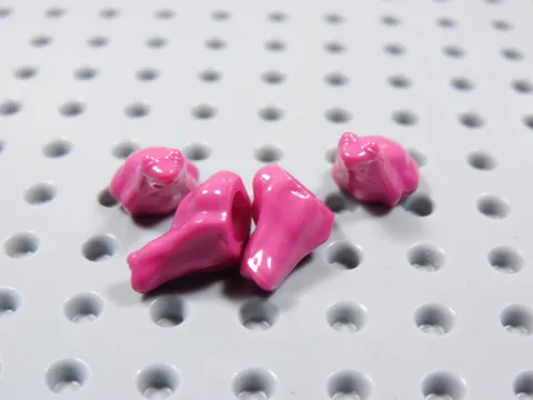 LEGO Lot of 4 Magenta Pink Tree Frogs Frog Animal Minifig BQ
