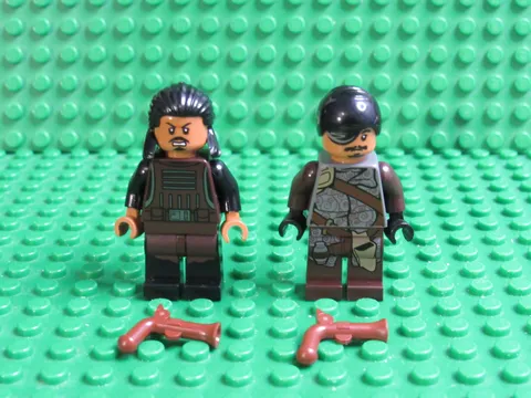Lot LEGO Star Wars Minifigs Tasu Leech Kanjiklub Gang Member sw0674 sw0673 75105