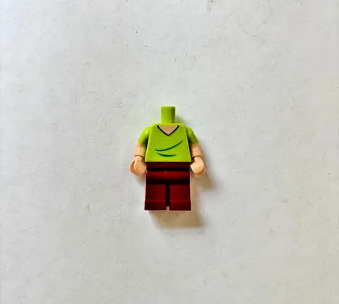 Shaggy Rogers LEGO Minifigure [scd001] Scooby Doo Torso and Legs Only