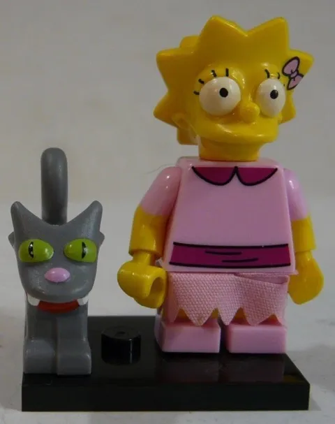 Lego Minifigure Lisa Simpson With Snowball The Simpsons Series 2 Collectible