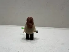 Lego Star Wars Qui-Gon Jinn Minifigure sw1334a Reddish Brown Variant From 75383