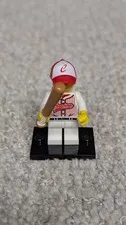 Lego Minifigures Series 3 Baseball Player w/ Bat ⚾️🧢 Retired Rare Minifigure