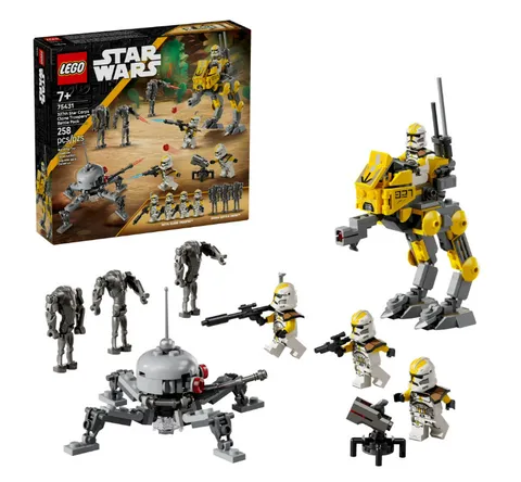 LEGO Star Wars 327th Star Corps Clone Troopers Battle Pack Building Toy Set Gift