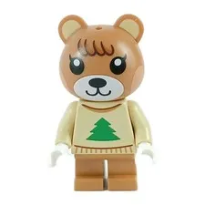 LEGO® Animal Crossing MAPLE w Holiday Sweater Minifigure™ Set ani007
