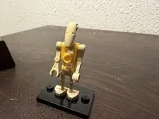 Lego Star Wars Minifigure Battle Droid Commander Yellow Torso Sw0184 From 1008