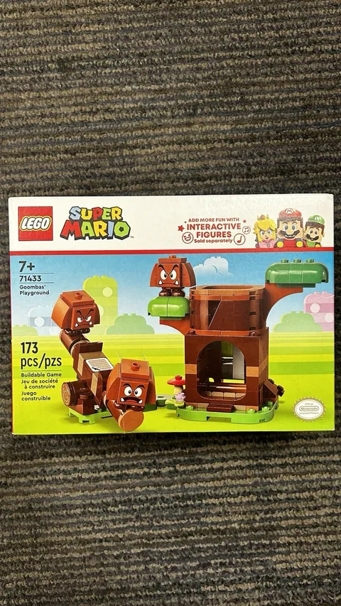 LEGO Super Mario Goombas' Playground Expansion Set 71433, 173 Pieces, Ages 7+