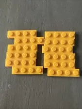 LEGO 3710 Bright Light Orange Plate 1x4 12 Pieces