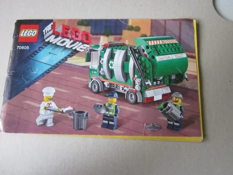 Lego Building Instructions Instruction 70805 Movie Garbage Truck Garbage Truck 1 and 2