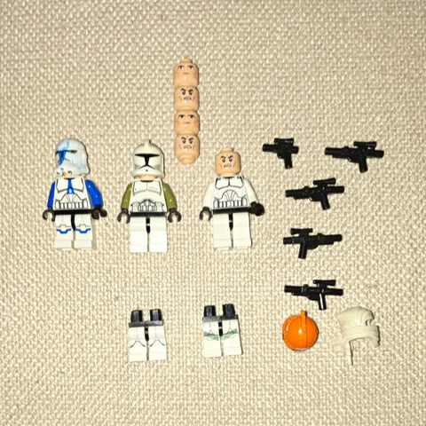 LEGO Star Wars The Clone Wars Clone Trooper Minifigure Lot (READ DESCRIPTION)