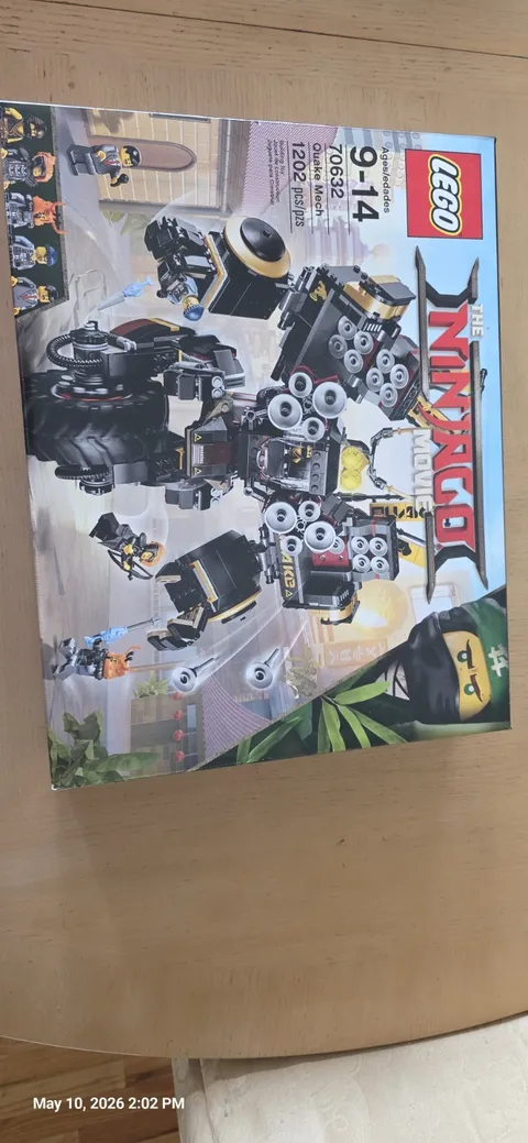 LEGO Ninjago Movie Quake Mech 70632 Illustrated English Manual Booklet