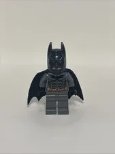 Lego Batman DC Minifigure BAT024 Batman Dark Bluish Gray Suit Black Mask 2008
