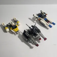 LEGO Star Wars Microfighters Bulk Lot Mini Vehicles & Minifigures Multicolor
