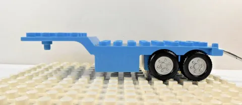 Lego Duplo Item Semi Trailer 4x8 w/ 4x4 tounge lt blue