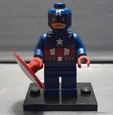 LEGO Super Heroes Minifigure Captain America w/ Shield