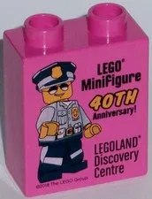 LEGO LEGOLAND Collectible Brick Minifigure 40TH Anniversary! 2018 Discovery Centre