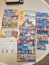 lot of Lego manuals city & creator As Shown 