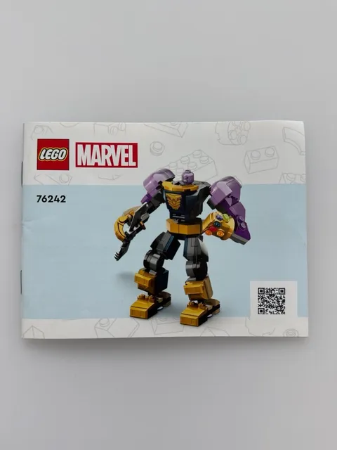 Lego marvel thanos instruction guid 76242 manual only no pieces