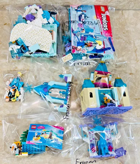 LEGO Frozen Sets Huge Lot: 10736, 30397, 43194, 43199, 43204, 43209 READ