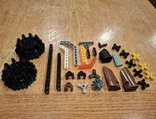 LEGO Technic Parts Bulk Lot Beams and Panels and Gears Multicolor Plastic