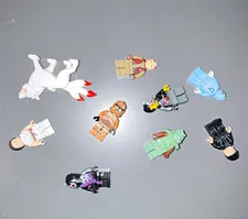 LEGO Minifigure Lot of 9 Assorted Characters NRG Zane Missing Mask!!!