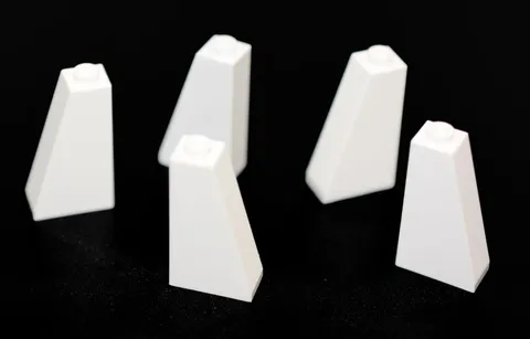 5 LEGO White 2x1x3 Slope 75° angle sloped brick steep roof 75 degree 4460 446001