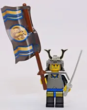 LEGO Castle Ninja Shogun Blue w/Armor Minifigure 6013 3018 4805 6089 6093 cas056