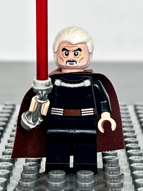 🔥 LEGO Star Wars Count Dooku Minifigure sw0472 Geonosis 75017 Authentic *READ*