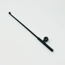 2614 LEGO Parts Minifigure Utensil Fishing Rod Pole 12L BLACK (1)